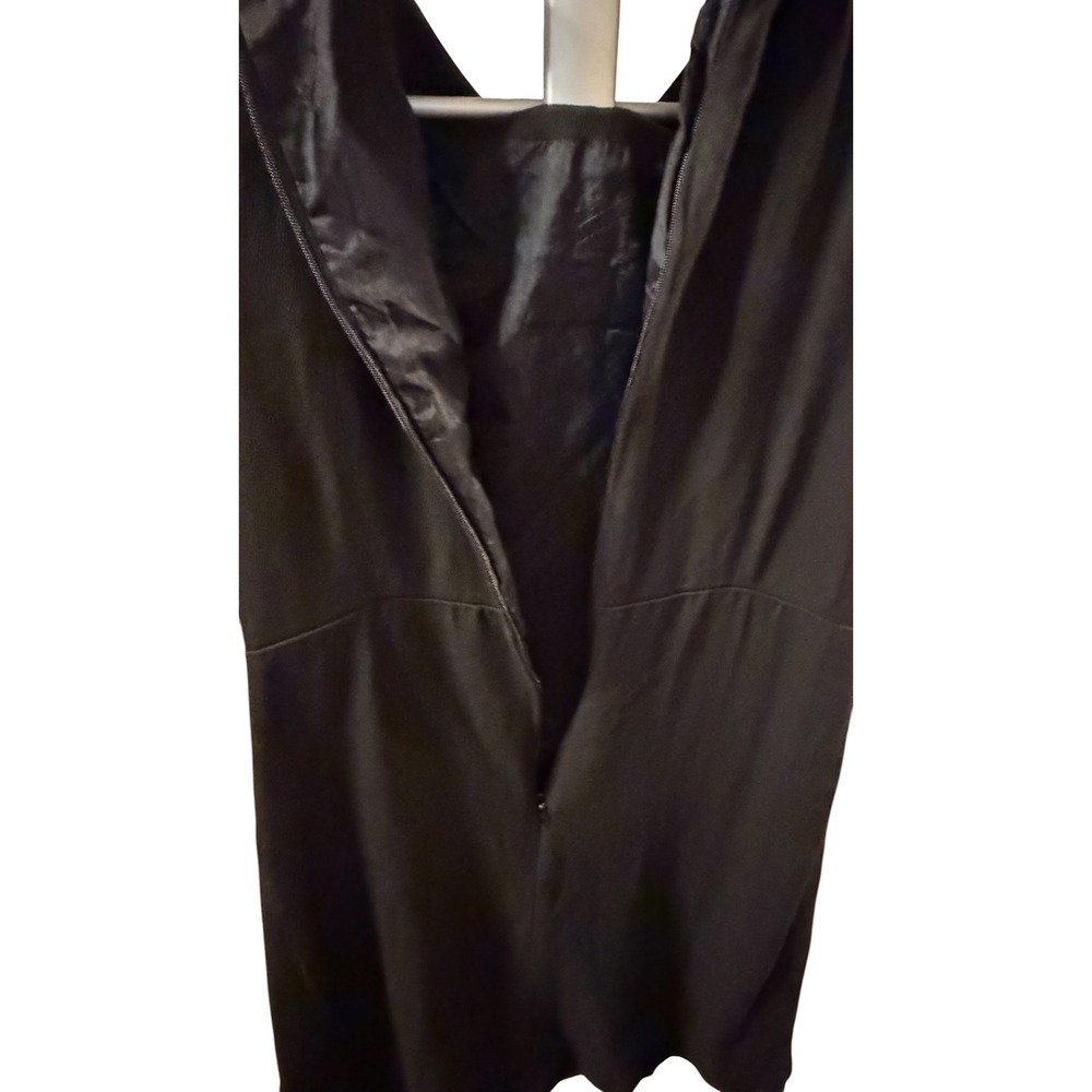 Gap Womens Black Sleeveless Rayon Crepe Shift Dress Size 8 123237-01-1 - Picture 3 of 11